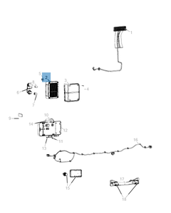 Achterlicht (buitenverlichting, remlicht en richtingaanwijzer) voor Jeep Wrangler