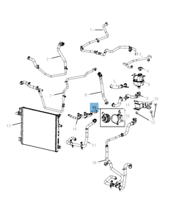 Waterpomp, extra koelsysteem voor Jeep Wrangler