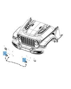 Mistlamp voor Jeep