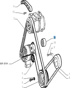 Vaste riemspanner voor Fiat en Fiat Professional
