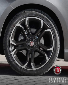 TWEEKLEURIGE LICHTMETALEN VELGEN 18'' SPORT VOOR FIAT TIPO