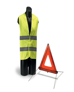 Kit waarschuwingsdriehoek en veiligheidsvest