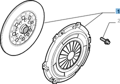 Set koppeling (koppelingsplaat en drukplaat) voor Alfa Romeo