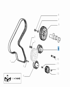 Vaste riemspanner voor Fiat en Fiat Professional