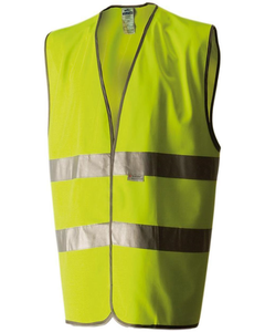 Reflecterend high-visibility veiligheidshes.