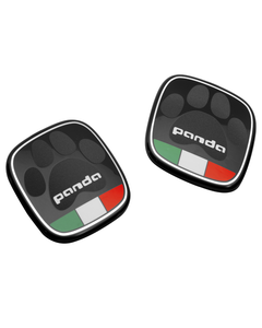 Badge Panda met Italiaanse vlag