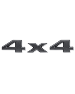 Code 4X4 achterzijde